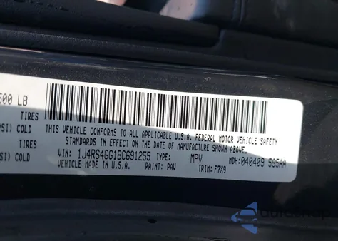 2011 Jeep Grand Cherokee Laredo z USA, uszkodzony, nr VIN 1J4RS4GG1BC691255